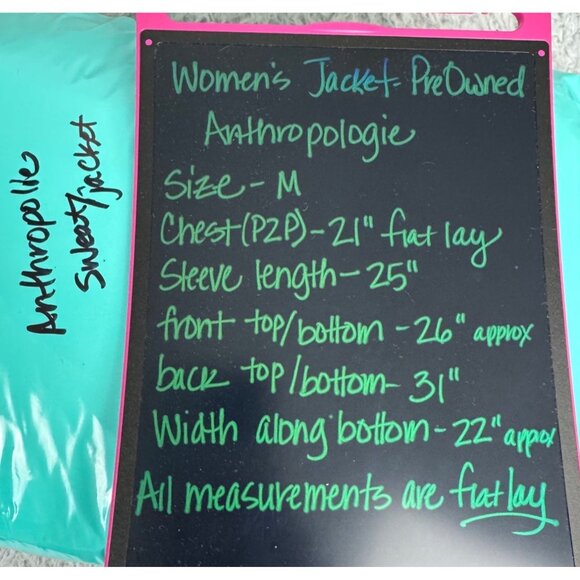 Anthropologie Womens M Taupe Faux Suede & Knit Long Coat W/Faux Shearling Collar - Picture 12 of 13